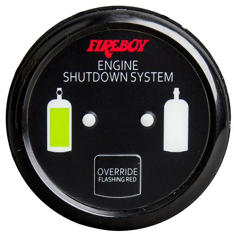 Fireboy-Xintex Du-Rbh-20-R Helm Display – Black Bezel, Led Color Graphics & Integrated Gauge Body [Du-Rbh-20-R] 1