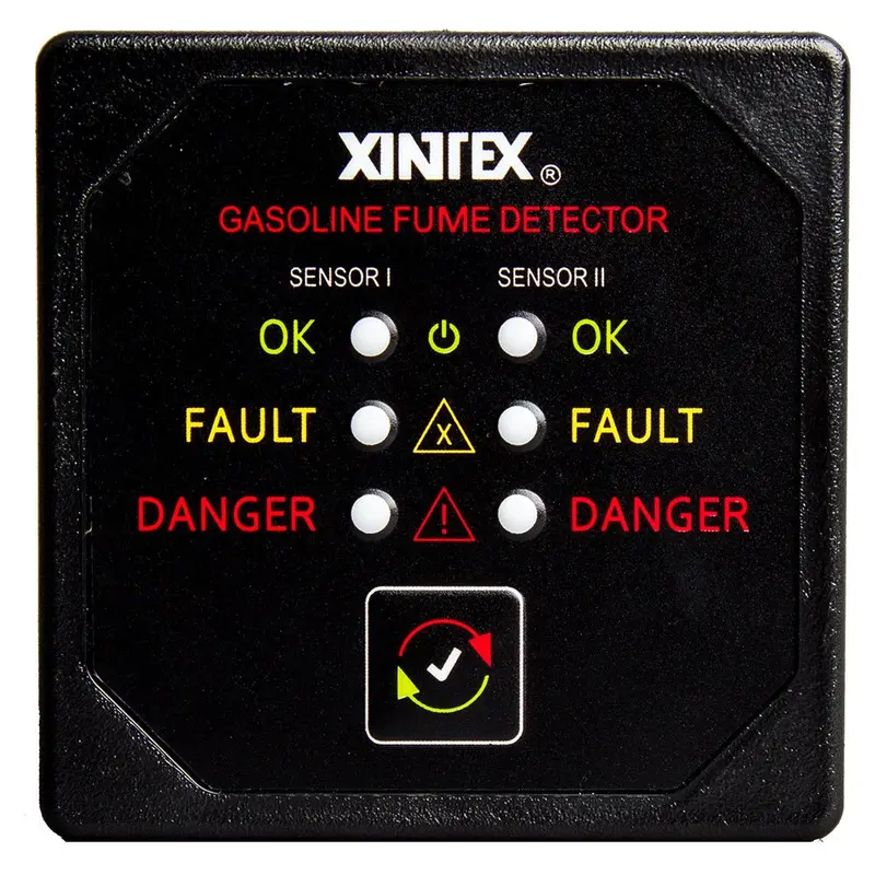 Fireboy-Xintex Dual-Channel Gasoline Fume Detector – 12/24V Dc Operation [G-2B-R] 1