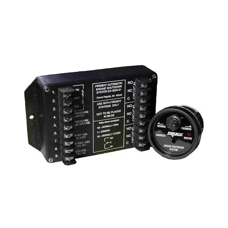 Fireboy-Xintex Es-8015-01 Engine Shutdown Panel – 8-Circuit Safety Controller With Time Delay [Es-8015-01] 1