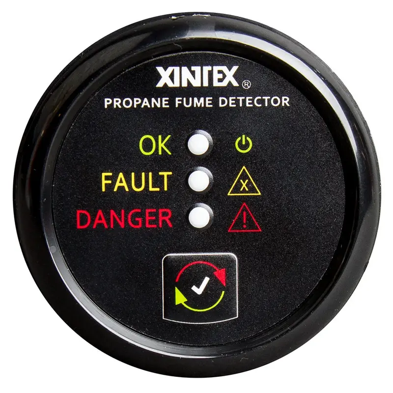 Fireboy-Xintex Propane Fume Detector With Plastic Sensor Only – Black Bezel Display [P-1B-R] 1