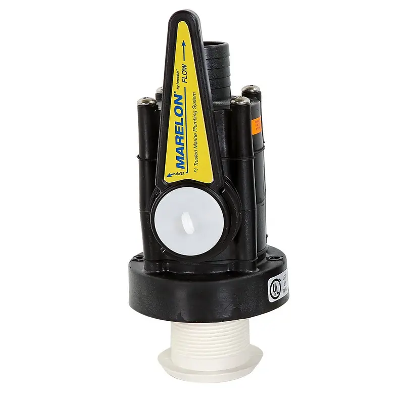 Forespar Marelon 3/4-Inch Full-Flow Mushroom Through-Hull Seacock 1