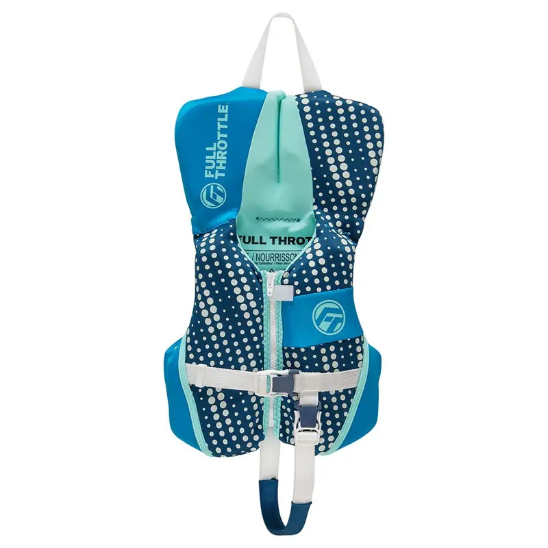 Full Throttle Infant Life Jacket – Rapid-Dry Flex-Back Design In Aqua [142200-505-000-25] 1