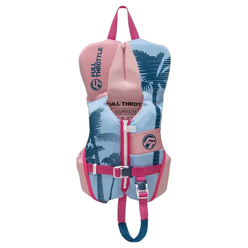 Full Throttle Infant Life Jacket – Rapid-Dry Flex-Back Design In Pink [142200-105-000-25] 1