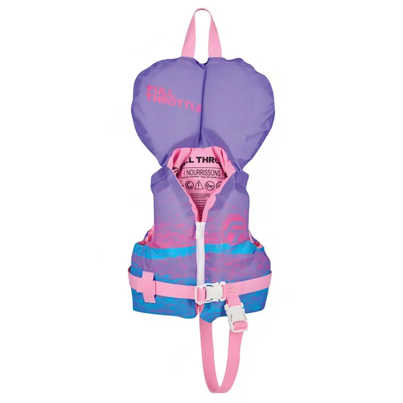 Full Throttle Infant Nylon Life Jacket – Purple/Pink, Uscg-Approved Type Ii [112400-600-000-26] 1