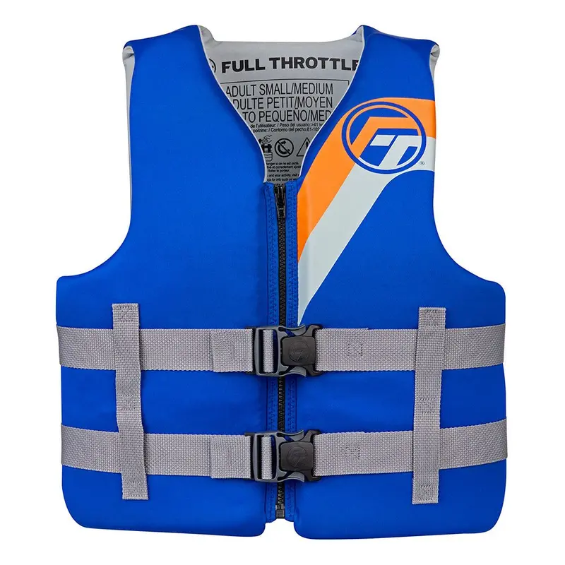 Full Throttle Rapid-Dry Adult Life Jacket – Large/X-Large, Navy Blue [142100-500-050-27] 1