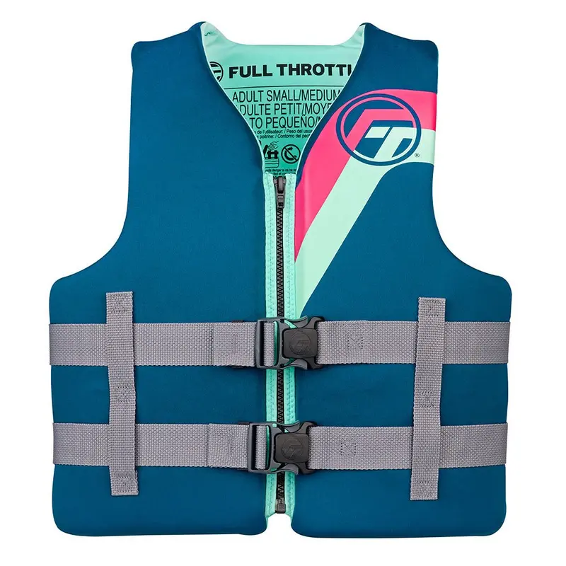 Full Throttle Rapid-Dry Adult Life Vest – L/Xl, Aqua Color 1