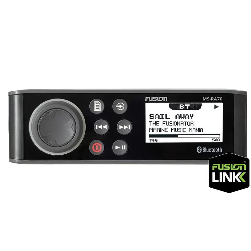 Fusion Ms-Ra70 Marine Stereo – Am/Fm/Bluetooth – Dual-Zone Audio Control 1