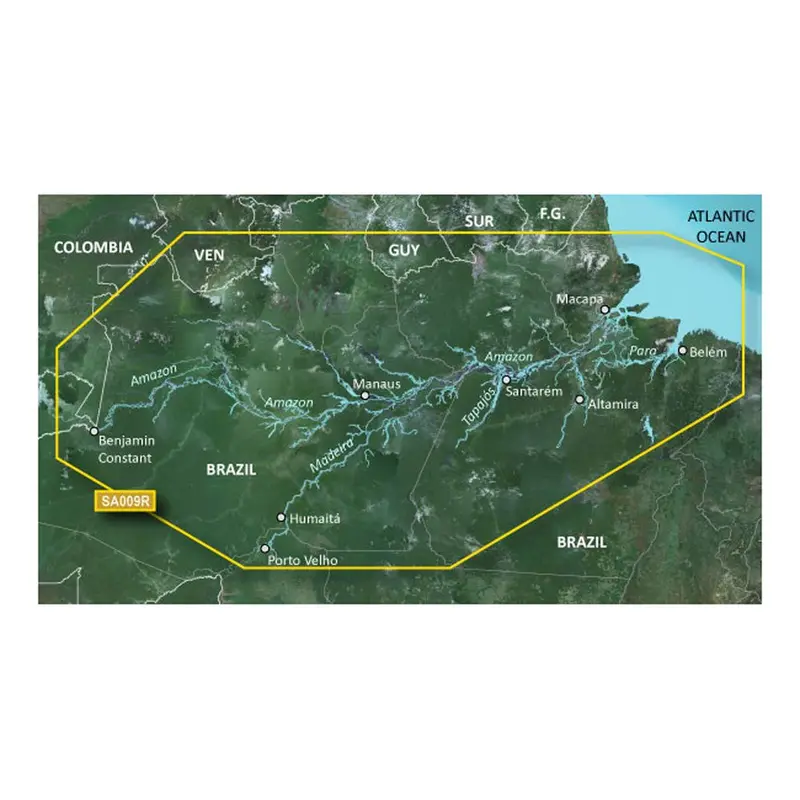 Garmin Bluechart G3 Hd Amazon River Navigation Map – Microsd Card (Hxsa009R) 1