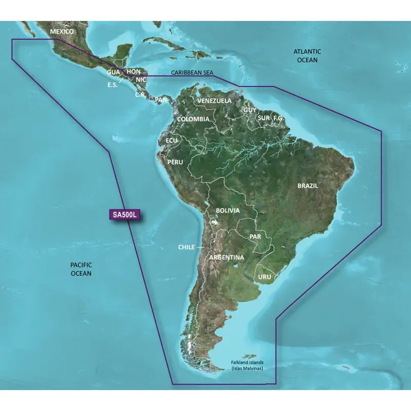 Garmin Bluechart G3 Hd South America Chartplotter Map – Microsd Card (Hxsa600X) 1