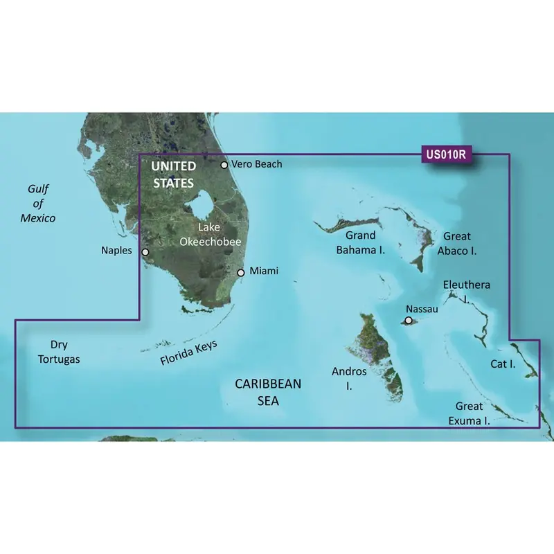 Garmin Bluechart G3 Vision Hd Southeast Florida Marine Chart – Vus010R Microsd/Sd [010-C0711-00] 1