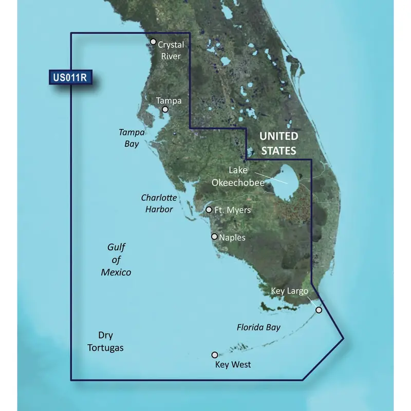 Garmin Bluechart G3 Vision Hd Southwest Florida Boating Map – Vus011R Microsd/Sd [010-C0712-00] 1