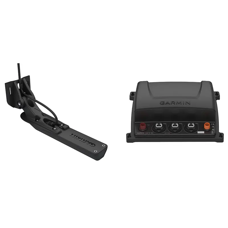Garmin Gcv 20 Ultra Hd Scanning Sonar – Black Box With Gt34Uhd-Tm Transom Mount Transducer [010-02055-00] 1