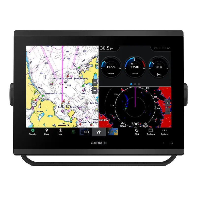 Garmin Gpsmap 1243Xsv 12" Standalone Chartplotter With Gnss Navigation 1