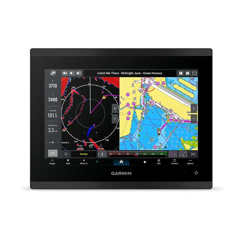Garmin Gpsmap 9010 Marine Navigation Display With Global Basemap [010-03175-00] 1