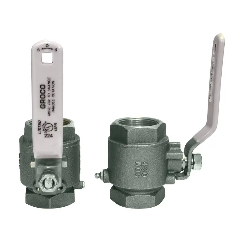 Groco 1/2" #316 Stainless Steel In-Line Ball Valve — Npt [Ibv-500-S] 1
