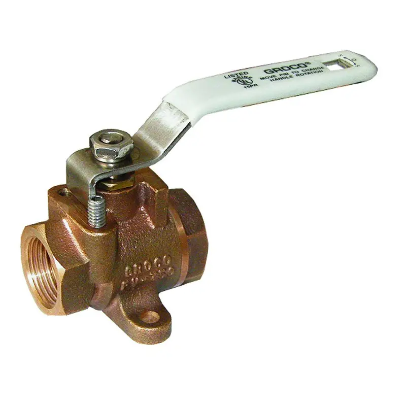 Groco 1/4" Npt Bronze Inline Fuel Valve – Precision Throttle & Shutoff 1
