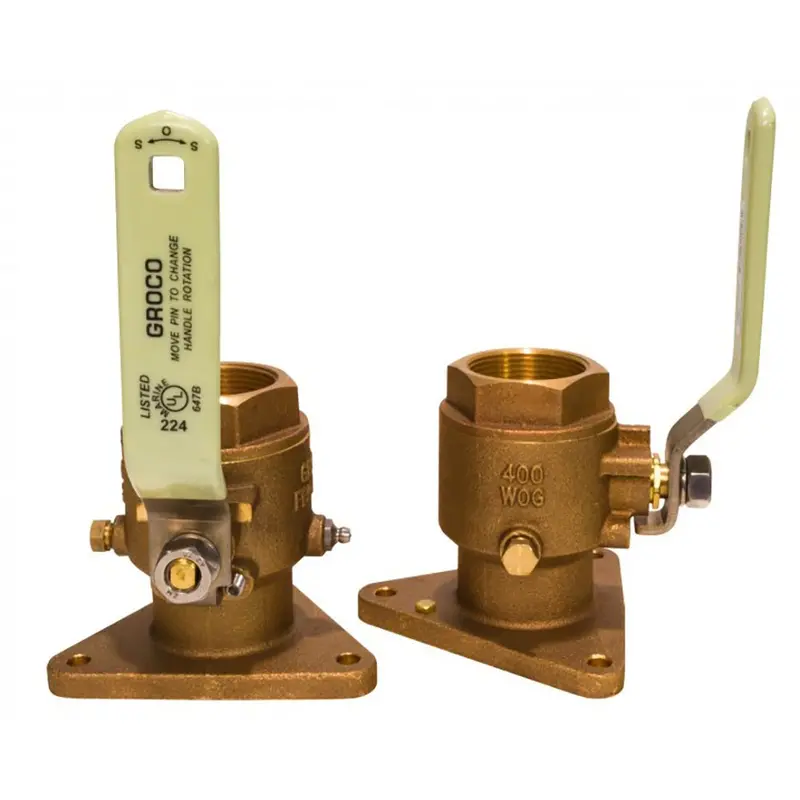 Groco 3-Inch Full-Flow Ball Valve For Marine Plumbing Systems 1