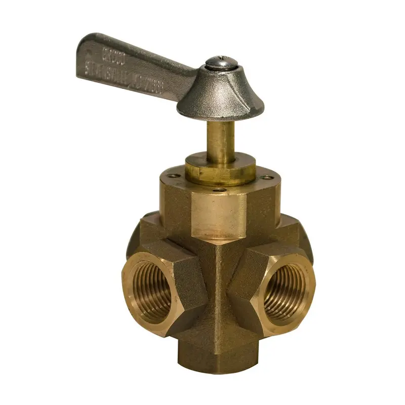 Groco 5-Port Tank Selector Valve – 1/2" Npt Bronze Construction 1