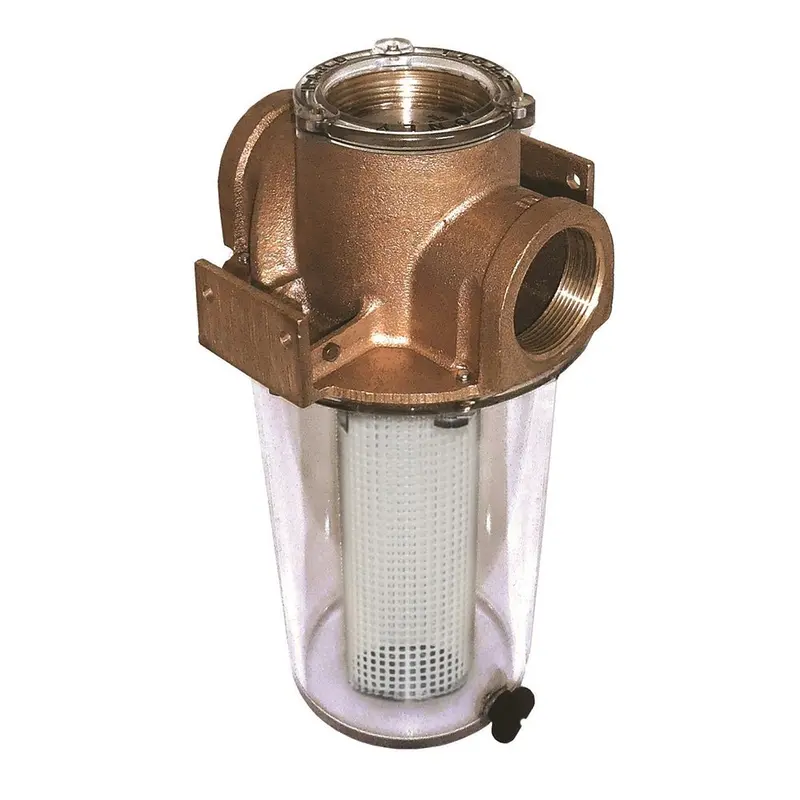 Groco Arg-1000-P 1" Raw Water Strainer With Non-Metallic Plastic Basket 1