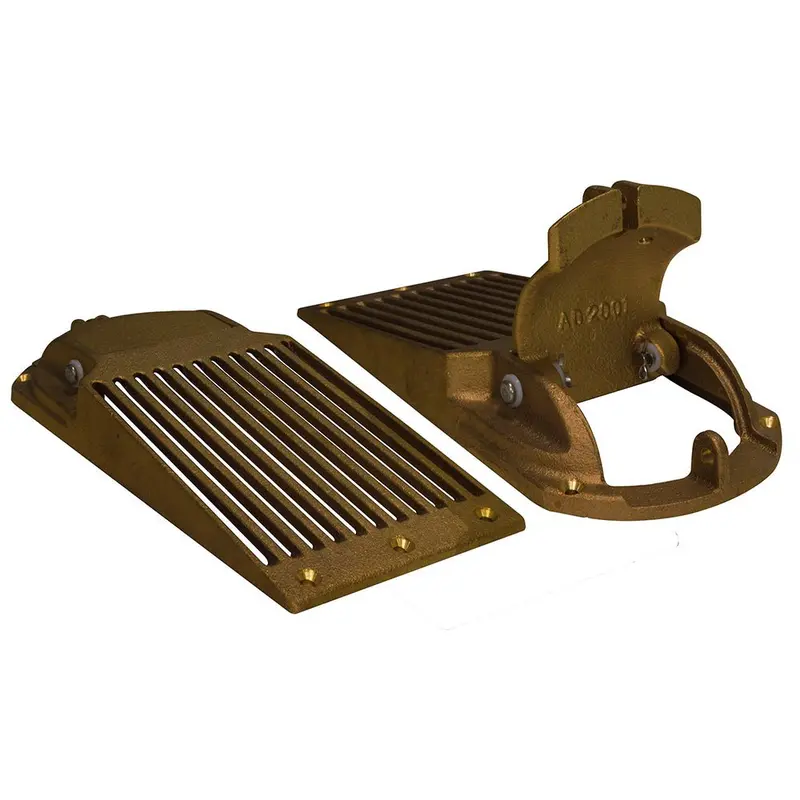 Groco Asc-1250 Bronze Slotted Hull Strainer With Service Door — For Up To 1-1/4" Through-Hull 1