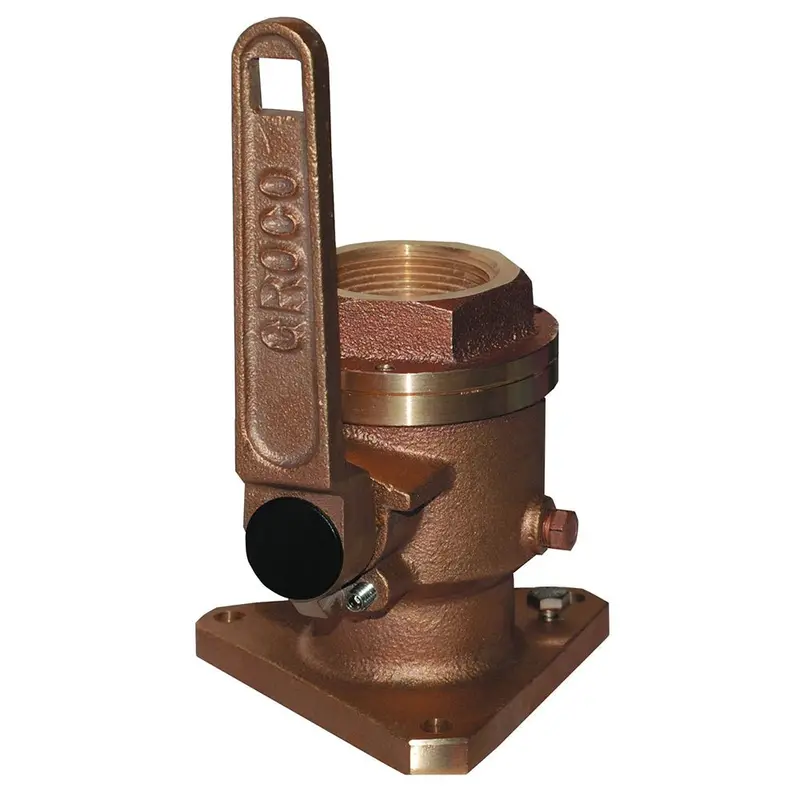 Groco Bv-1250 Bronze Flanged Full-Flow Seacock: 1-1/4" Size 1