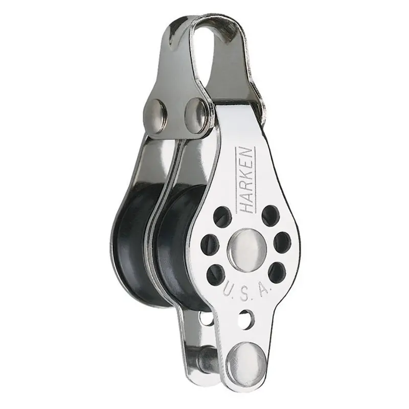 Harken 22Mm Double Micro Block With Becket (Model 227) 1