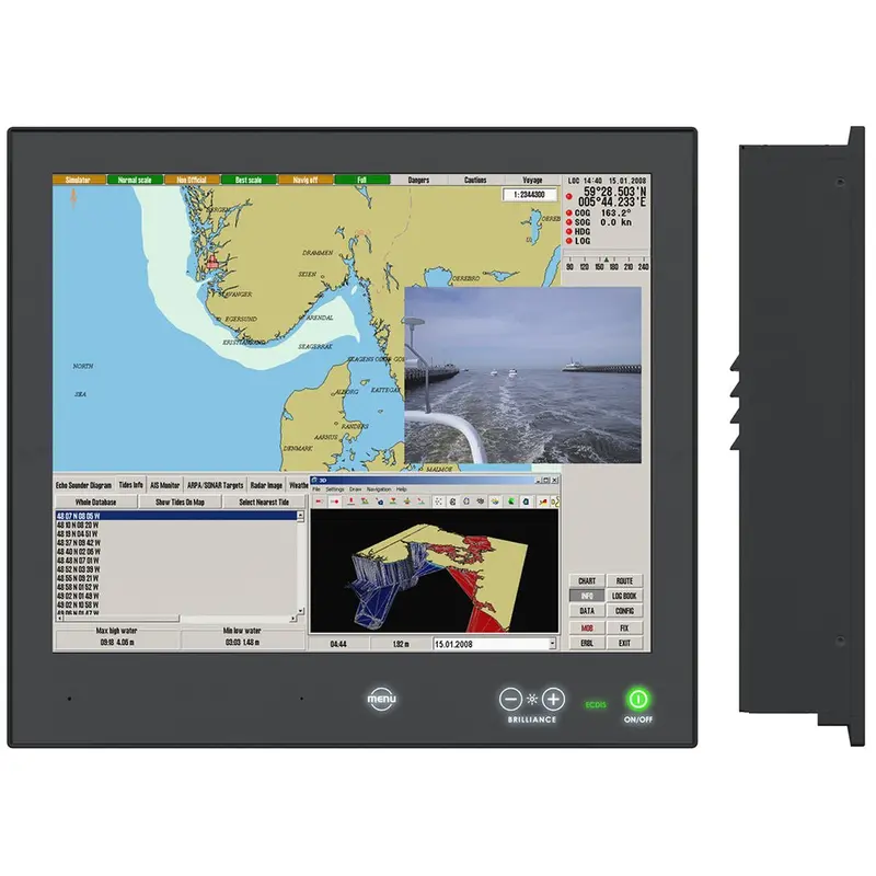 Hatteland Series X G2 17-Inch High-Brightness Multi-Power Display With Front Panel Buttons 1