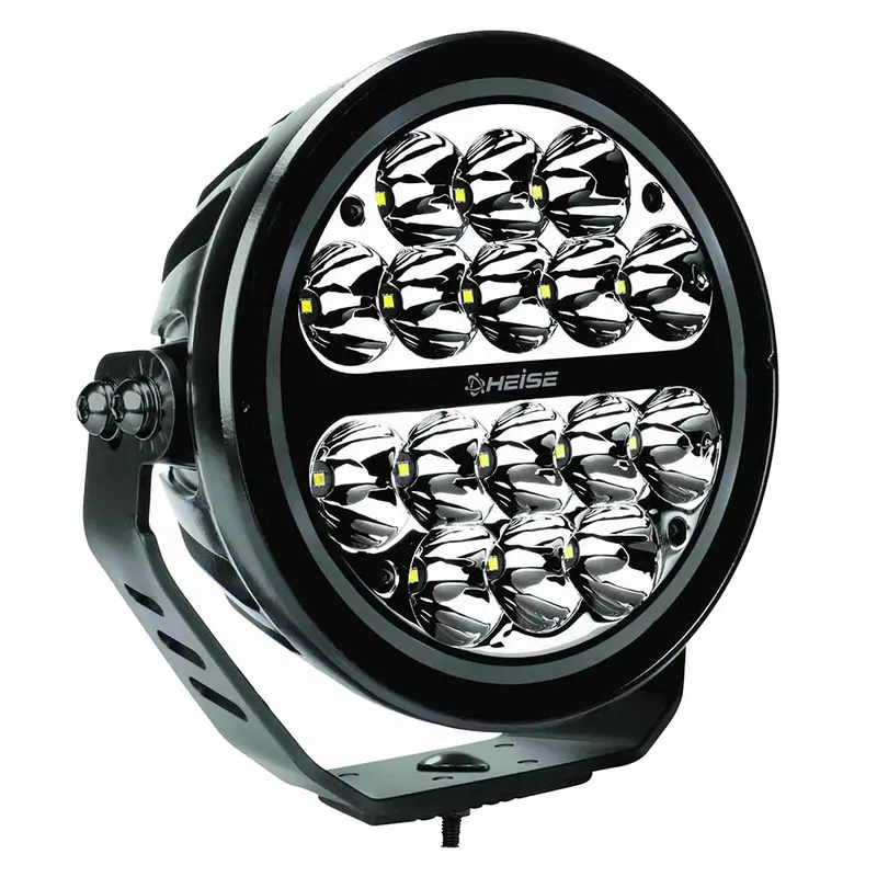 Heise 7-Inch Edgeless Led Driving Light – Spot Beam Pattern 1