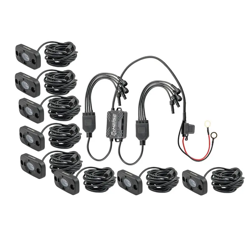 Heise 8-Piece Rgb Accent Lighting Kit For Custom Marine Illumination 1