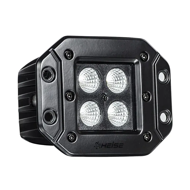 Heise Flush-Mount 3-Inch Blackout Led Cube Light 1