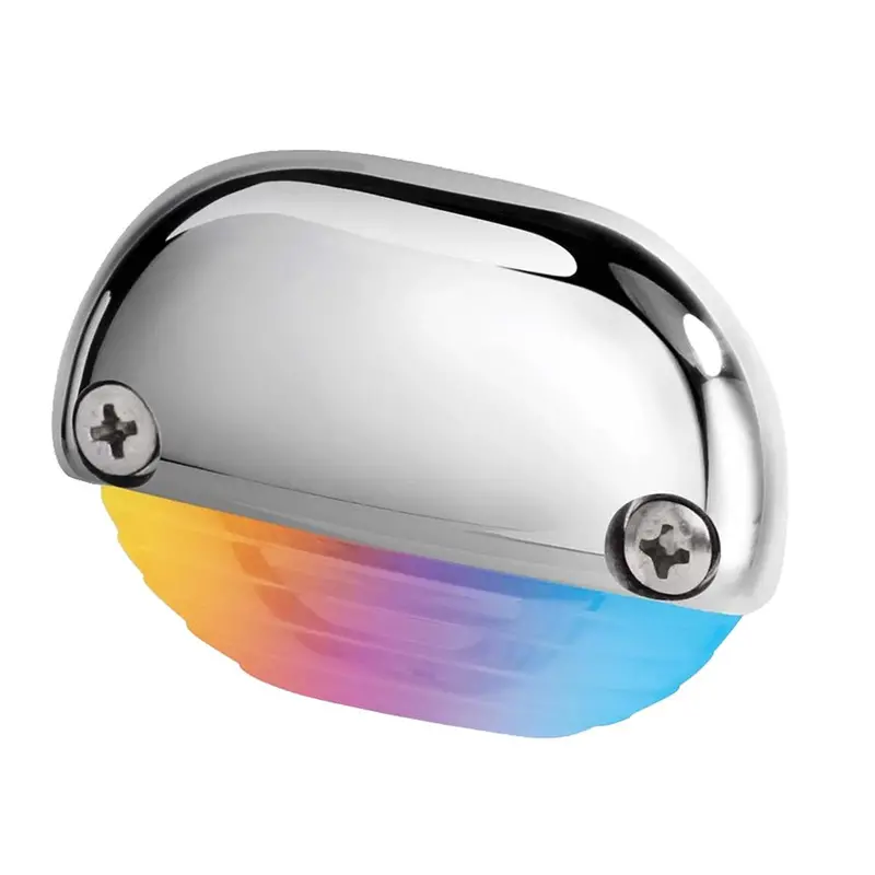 Hella Marine Apelo Rgb Step Light With Stainless Steel Lens Cap [958126551] 1