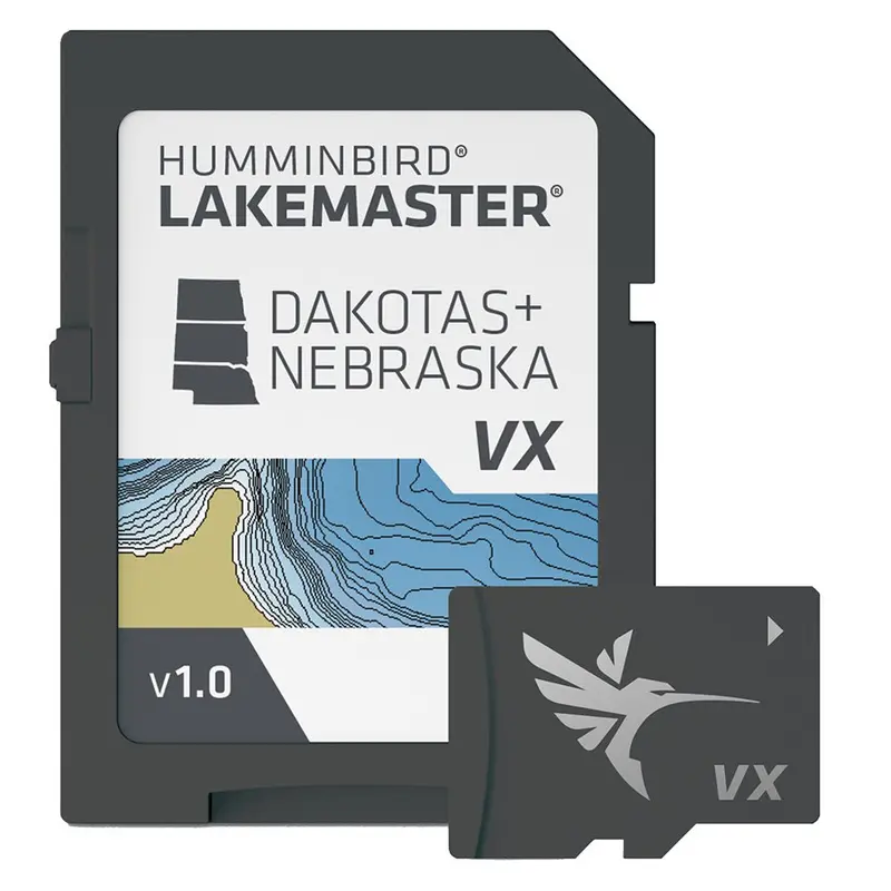 Humminbird Lakemaster Vx Map Card: Dakotas & Nebraska (Model 601001-1) 1