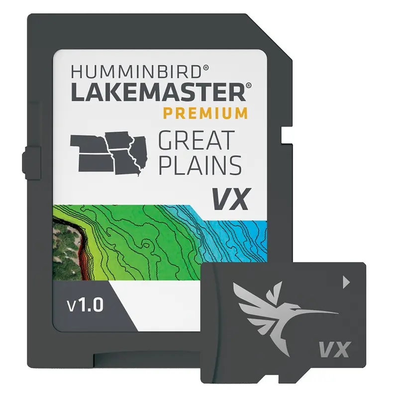 Humminbird Lakemaster Vx Premium Mapping Chart – Great Plains Region 1
