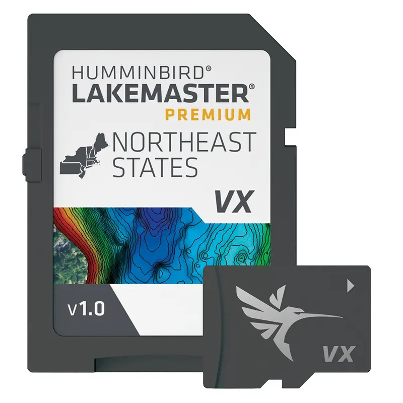 Humminbird Lakemaster Vx Premium Mapping Chart – Northeastern U.S. States 1