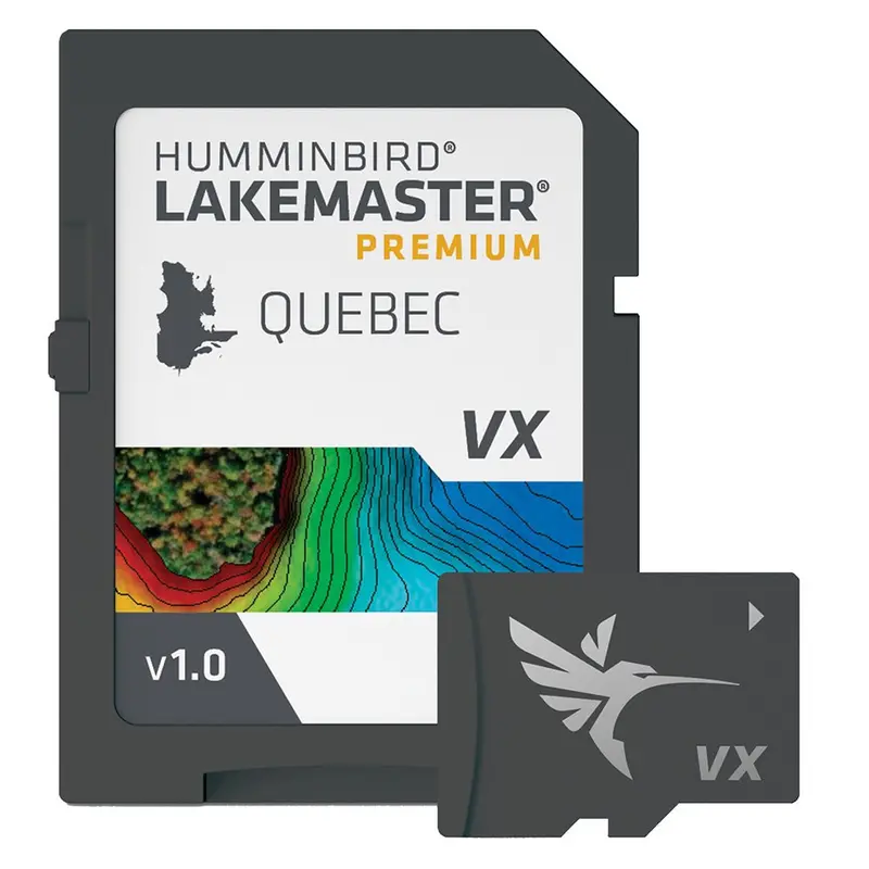 Humminbird Lakemaster Vx Premium Mapping Chart – Quebec Region 1