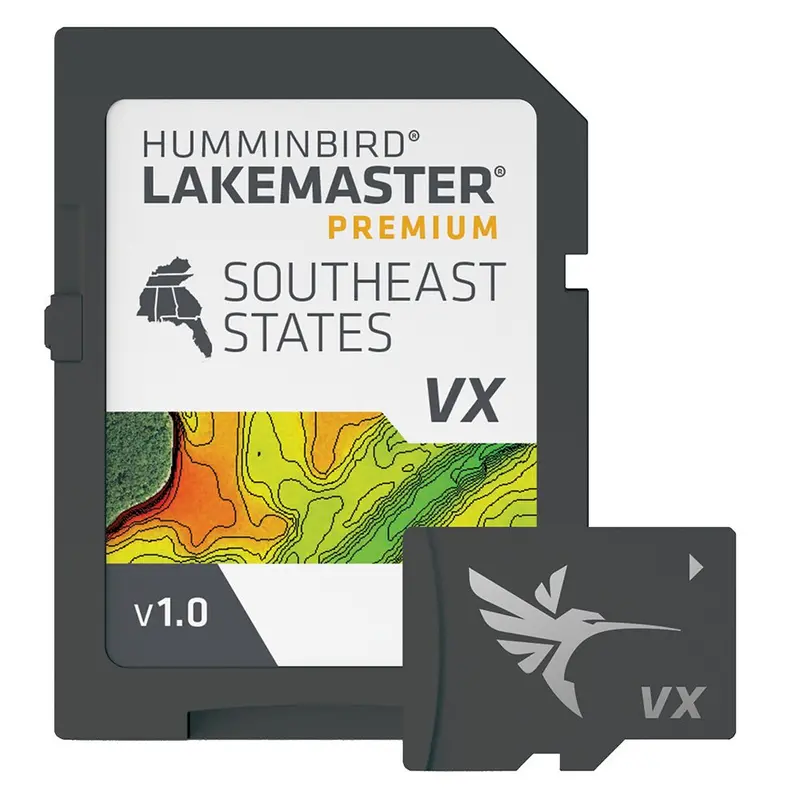 Humminbird Lakemaster Vx Premium Mapping Chart – Southeastern U.S. States 1