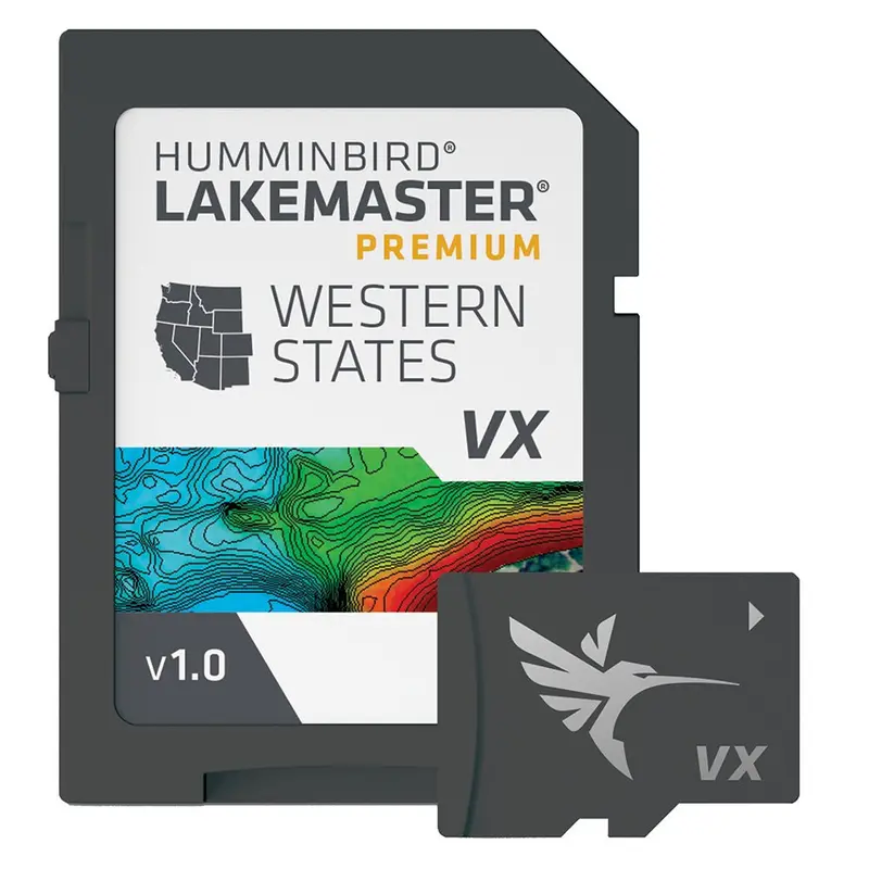 Humminbird Lakemaster Vx Premium Mapping Chart – Western U.S. States 1