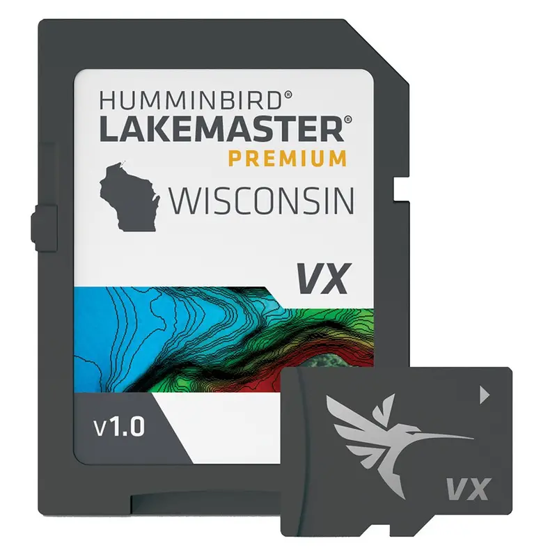 Humminbird Lakemaster Vx Premium Mapping Chart – Wisconsin Lakes 1