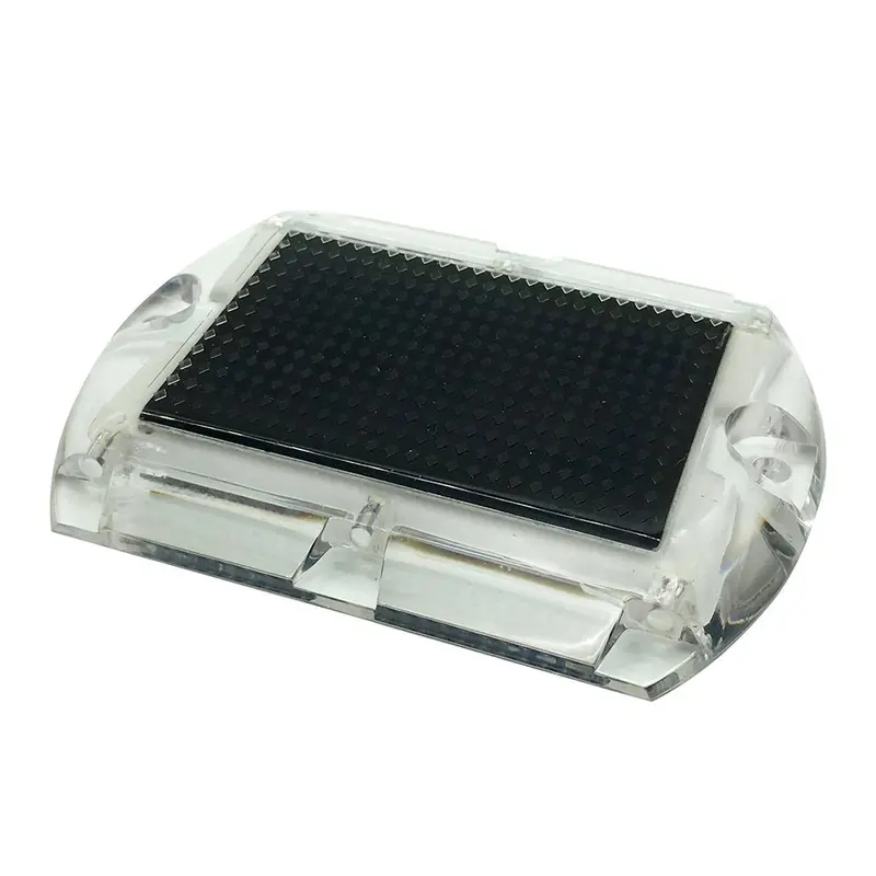 Hydro Glow Solar-Powered Rectangular Dock Light — 3.5" X 4.5", Ultra-Thin Led, 2000K Amber [S1A] 1