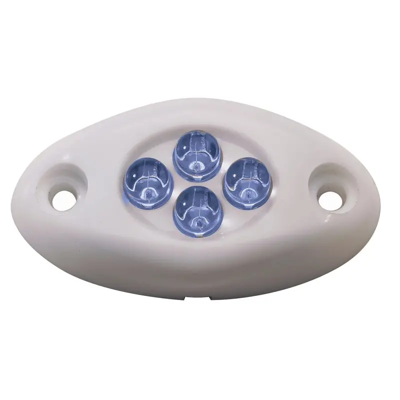 Innovative Lighting 4-Led Courtesy Light – Surface Mount, Blue Leds, White Housing (004-2100-7) 1