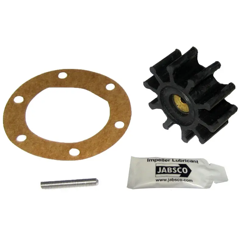 Jabsco 10-Blade Neoprene Impeller Kit – 2" Diameter, 7/8" Pin Drive 1