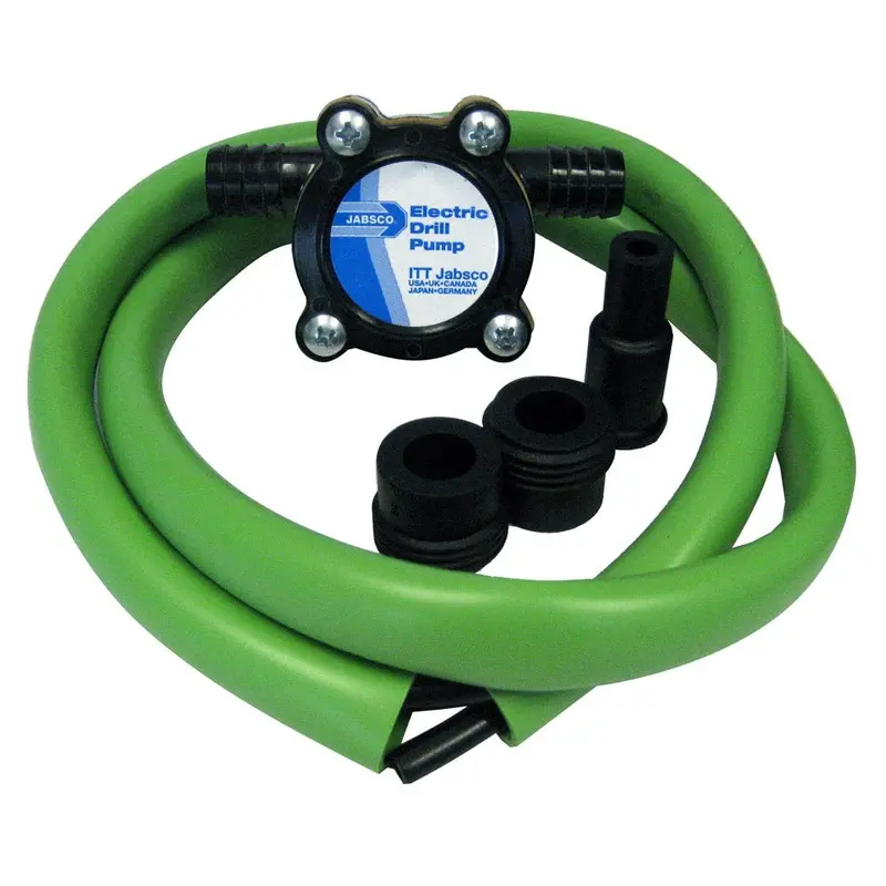 Jabsco Drill-Powered Transfer Pump Kit With Hose – 17215-0000 1