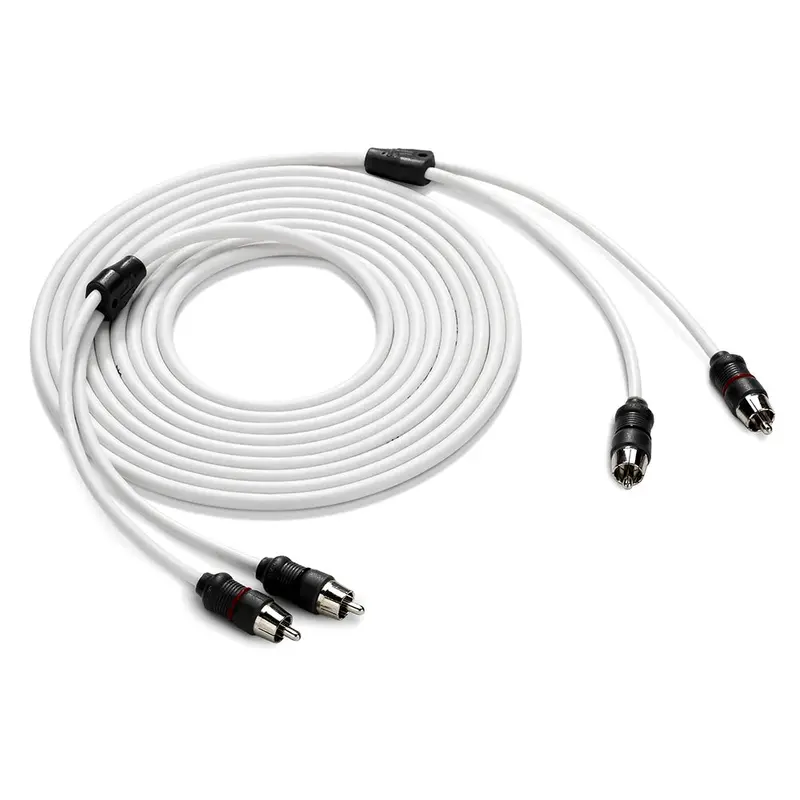 Jl Audio 2-Channel Marine Rca Cable – 12-Foot Shielded Audio Interconnect, Model Xmd-Whtaic2-12 (010-13414-00) 1