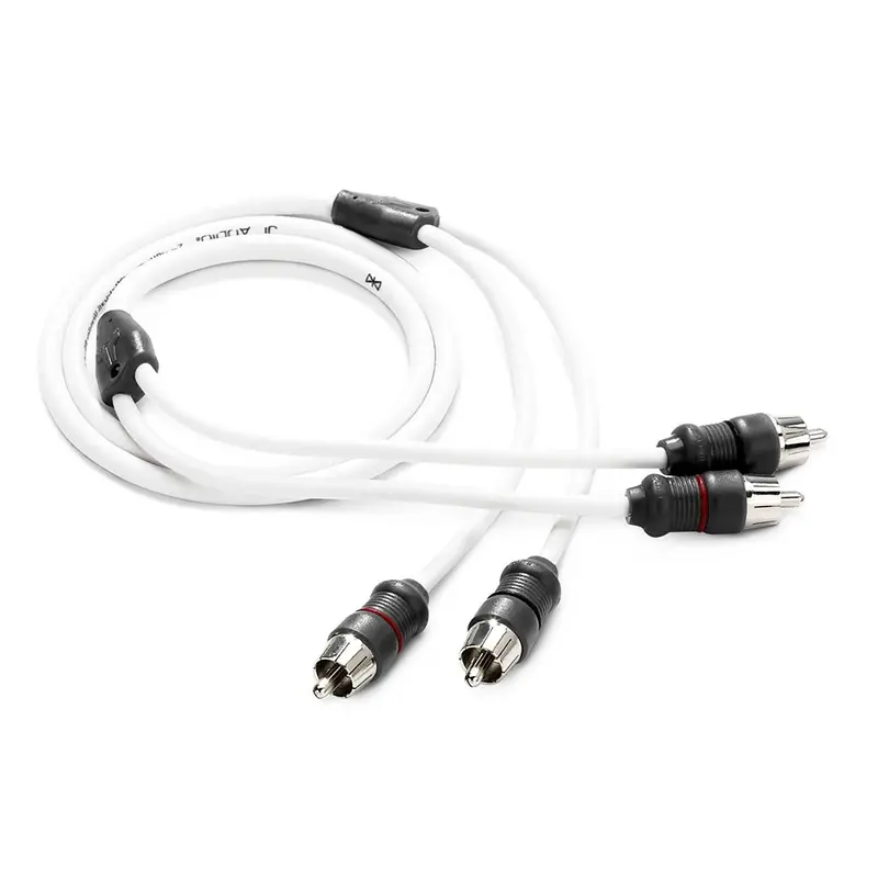 Jl Audio 2-Channel Marine Rca Cable – 3-Foot Shielded Audio Interconnect, Model Xmd-Whtaic2-3 (010-13446-00) 1