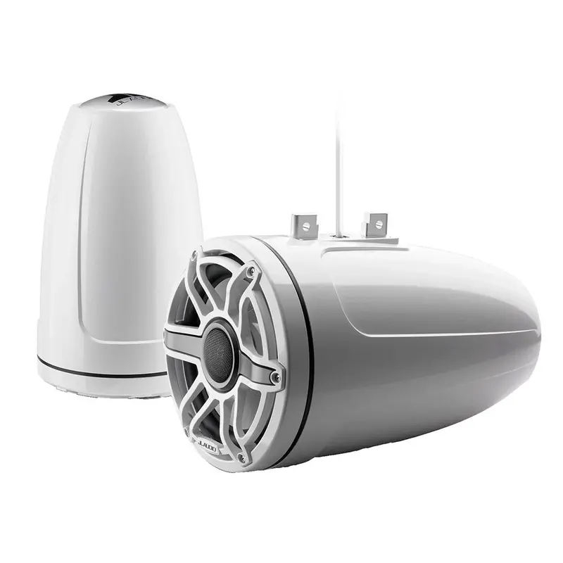 Jl Audio M6-880Etxv3-Gw-S-Gwgw 8.8" Enclosed Tower Coaxial System With Gloss White Sport Grille 1