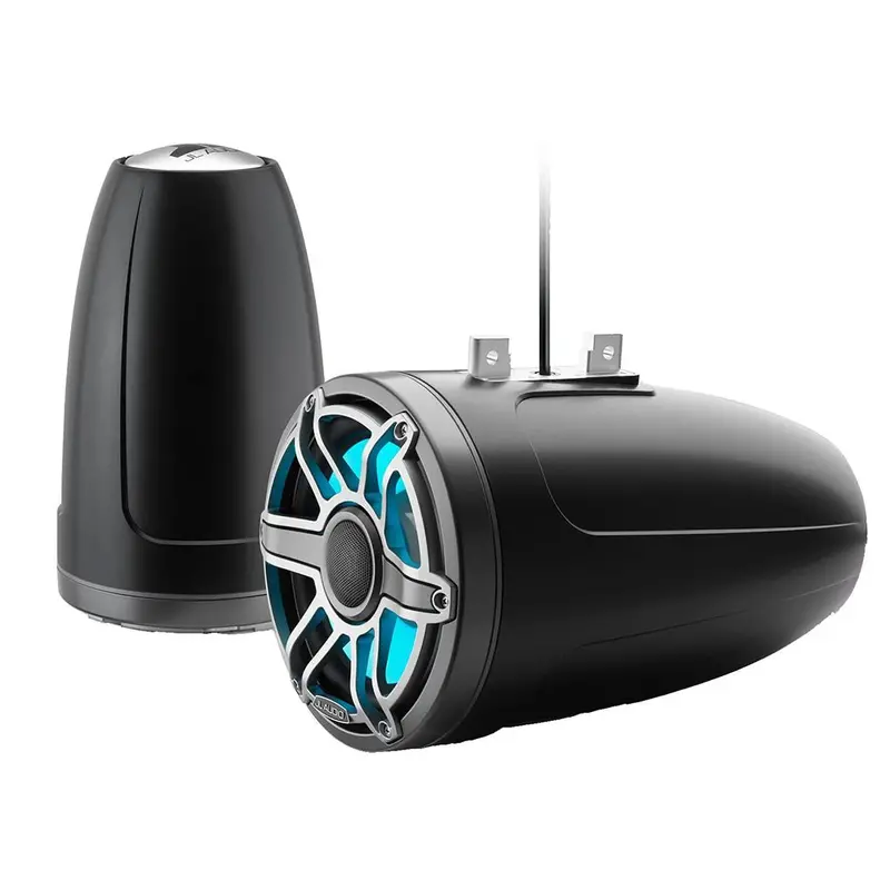 Jl Audio M6-880Etxv3-Sb-S-Gmti-I 8.8" Enclosed Tower Coaxial System With Titanium Sport Grille & Led Lighting 1