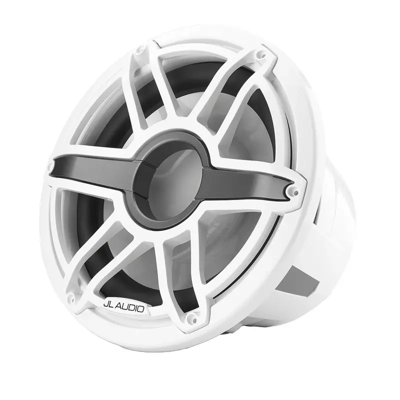 Jl Audio M7-12Ib-S-Gwgw-4 – 12" Marine Subwoofer With Gloss White Sport Grille 1