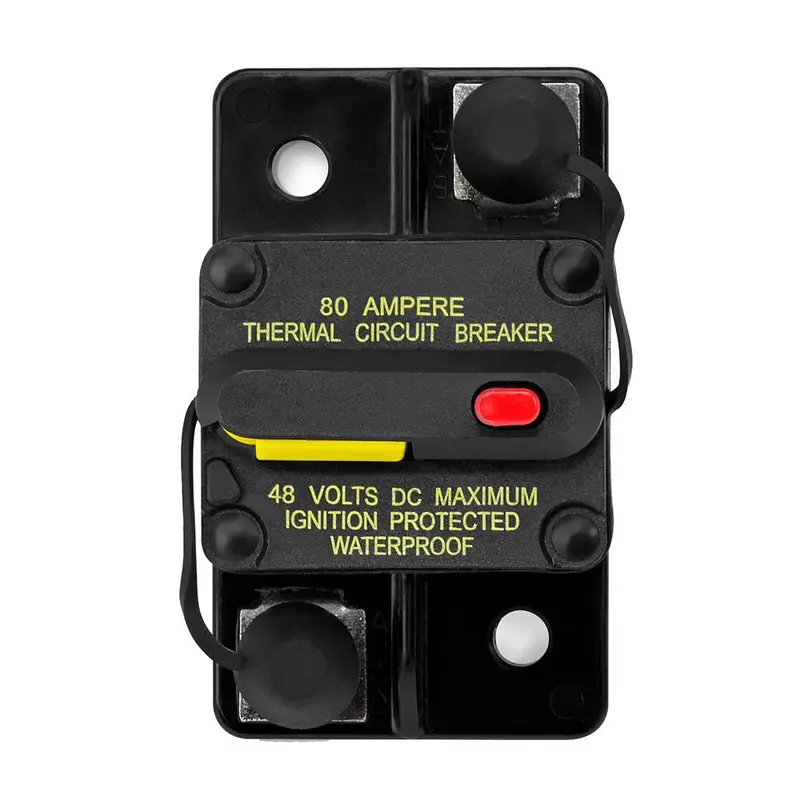 Jl Audio Xmd-Mcb-80 80A Resettable Marine Circuit Breaker 1