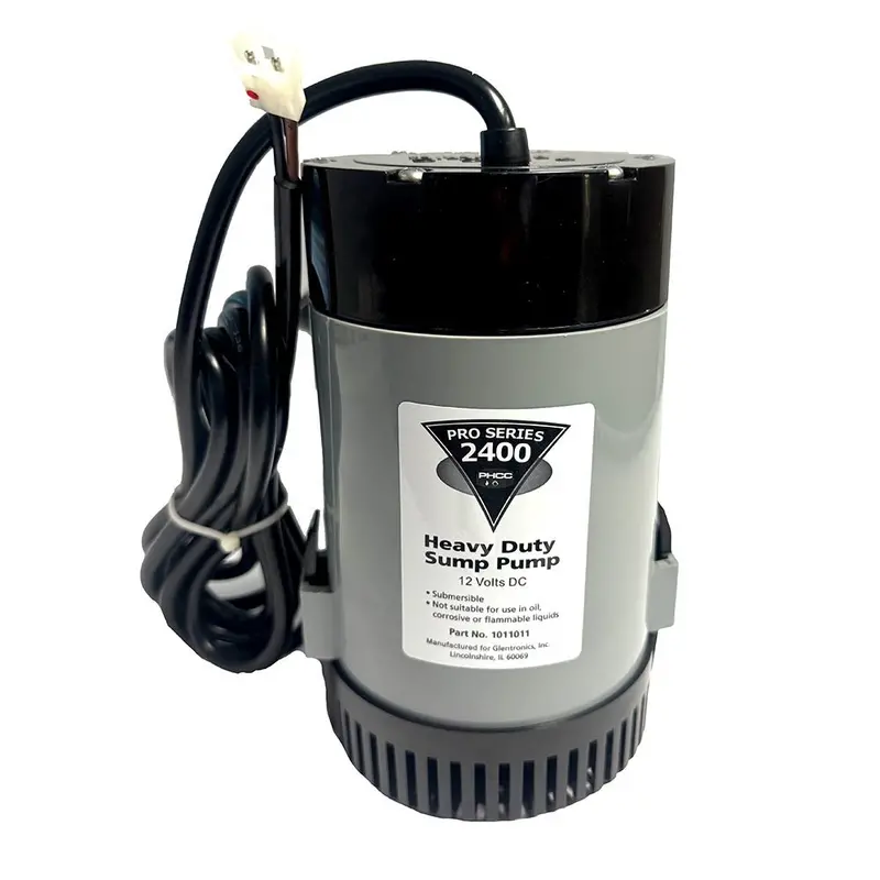 Johnson Pump Pro Series 12V Submersible Sump Pump – 2400 Gph, 10-Foot Lift, 1.5-Inch Discharge 1