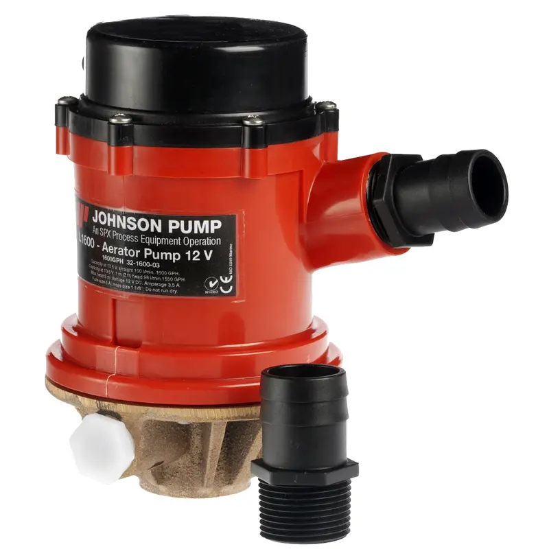Johnson Pump Pro Series 1600 Gph Livewell & Baitwell Pump – 12V Dc 1